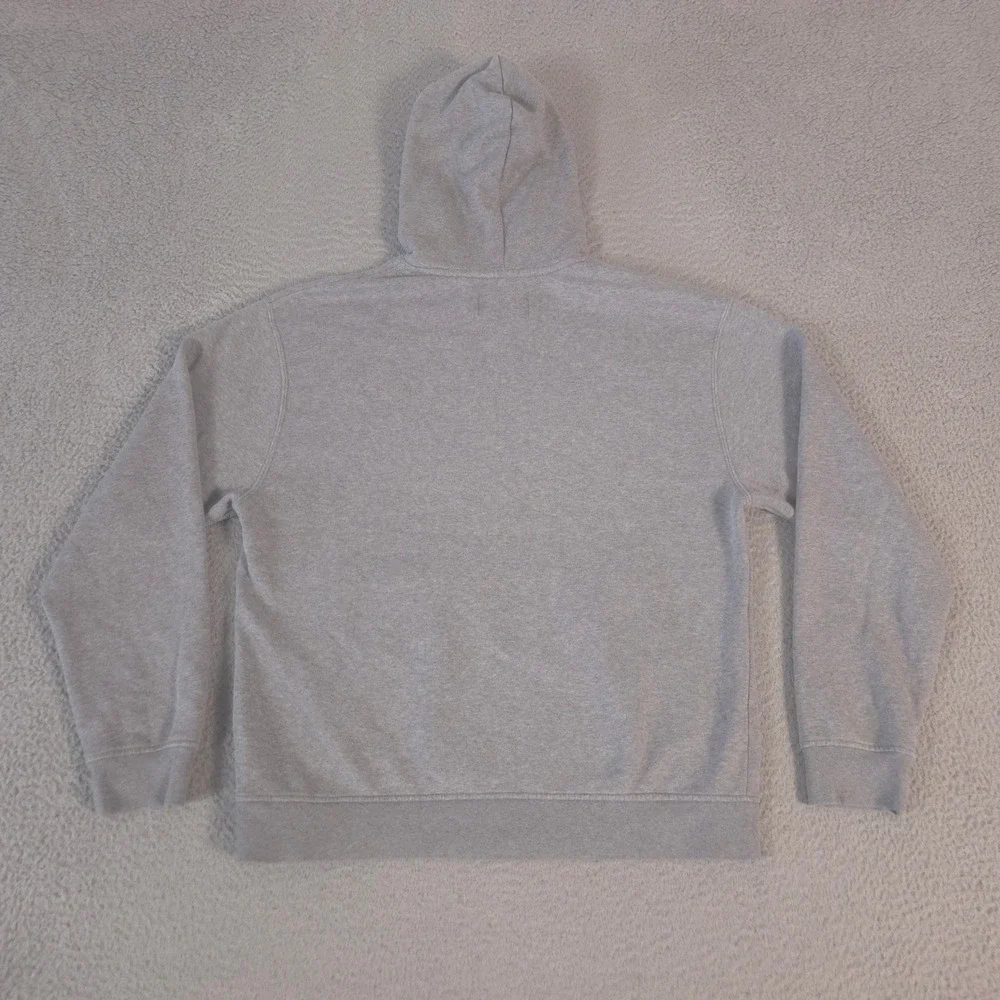 Jordan Hoodie Mens Medium Gray Nike Essentials Heather Fleece Jumpman Pullover